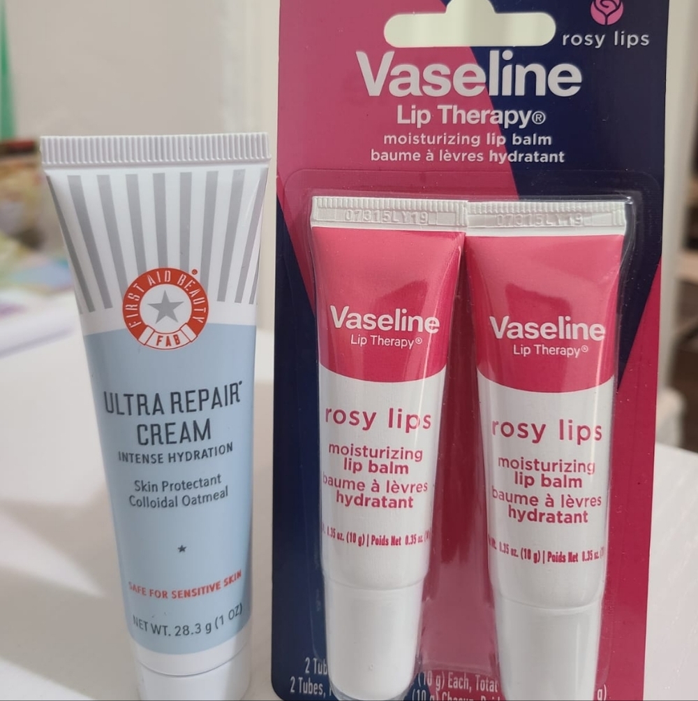 Rosy Lips Lip Therapy Balm and Ultra Repair Cream